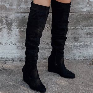 Chinese laundry over the knee boots